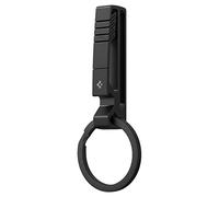 Spigen Poratchaivi Metal Fit Key Clip, Portachiavi in Metallo da Uomo - Nero
