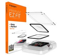 Spigen ProFlex EZ Fit Pellicola compatibile con Apple Watch SE (2022/2020) / 6/5 / 4, 44mm, 2 Pezzi, Kit di Installazione Incluso, Alta Reattività