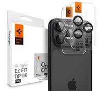 Spigen Protezione Fotocamera compatibile con iPhone 15/17 Pro, iPhone 15/17 Pro Max, 2 Pezzi, Blu profondo, Anello Individuale, Durezza 9H Pellicola