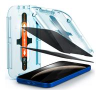Spigen Protezione in Vetro Temperato [GlasTR EZ FIT - Privacy] per iPhone 12 / 12 Pro - 2 Pezzi