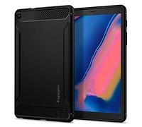 Spigen Rugged Armor - Cover per Samsung Galaxy Tab A 8.0, con custodia S Pen (2019) SM-P200/P205, colore: Nero opaco