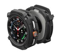 Spigen Cover Rugged Armor Compatibile con Samsung Galaxy Watch 8 Classic 46mm (2025) - Nero Opaco
