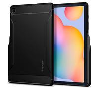 Spigen Rugged Armor Compatibile con Samsung Galaxy Tab S6 Lite 10.4 Cover Custodia con Pencil Holder (2020/2022) - Nero Opaco