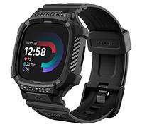 Spigen Rugged Armor Pro cover con Cinturino Compatibile con Fitbit Versa 4 / Fitbit Sense 2 - Nero