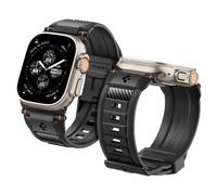 Spigen Cinturino Rugged Ultra Band Compatible con Apple Watch Ultra 3/2/1 49mm, Series 11/10 46mm, Series 9/8/7-4/SE 45mm, 44mm - Nero opaco