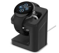 Spigen S355 Supporto compatibile con Google Pixel Watch 3 45mm/41mm (2024), 2 (2023) Supporto per caricabatterie TPU resistente - Nero