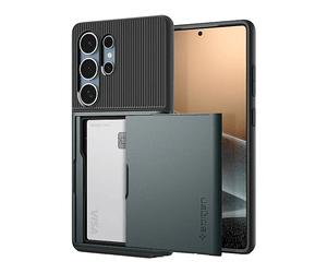 SPIGEN SH00084048 COVER per Samsung Galaxy S25 Ultra, Verde
