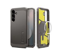 Spigen Cover per Galaxy S25 FE, Tough Armor MagFit, Compatibile con MagSafe - Grigio