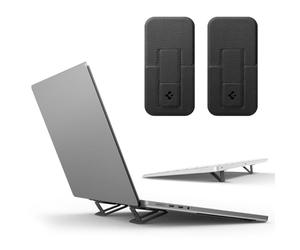 Spigen Slim Fold Supporto PC Portatile [Set da 2] Antiscivolo e Pieghevole, Adesivo Riutilizzabile, Laptop Stand Compatibile con Notebook MacBook Pro Air Neo M2 M3 M4 M5 13 14 15 16 Pollici e oltre