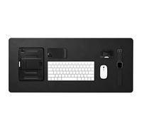 Spigen Sottomano scrivania Velo Pelle PU vegana con magnetico integrato e tappetino in gomma antiscivolo - Nero