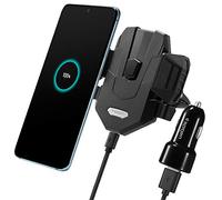 Spigen SteadiBoost Caricatore Wireless Auto Veloce Certificato Caricabatterie Auto Incluso Per iPhone 12 Mini Pro Max SE 2020 11 11 Pro MAX XR XS 8 8 Plus Galaxy S21 S20 S10 Note 20 Ultra Note 10