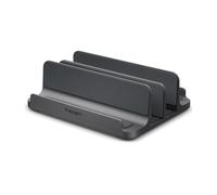 Spigen Supporto Verticale per Laptop 4-in-1 con Slot Regolabili (14-22 mm) Stand in Alluminio Premium con Rivestimento in Silicone, Organizer da Scrivania per MacBook, Notebook e Tablet