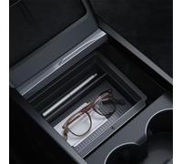 Spigen Tesla Model 3 Highland 2024-26 Model Y Juniper 2025 2026 (Solo Premium & Performance) Vano Portaoggetti per Console Centrale [Tecnologia Smooth Slide] Organizer Braccioli, Accessori per Tesla