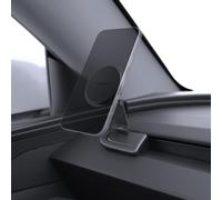 Spigen Tesla Porta Cellulare Auto MagSafe, Supporto per Angolo Lato Guida | Model 3 Highland 2024-26 Model Y Juniper 2025 2026, Doppio Snodo, Rotazione a 360°, Accessori Tesla per iPhone 18 Pro Max 17