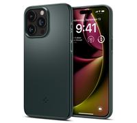 Spigen Thin Fit, verde abisso - iPhone 15 Pro Max