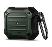 Spigen Tough Armor Designed for Airpods 3rd Generation Case Protective Airpods 3 Case with Keychain (2021) [Dual Layer Solid Protection] - M