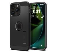 Spigen Cover per iPhone 15 Pro Max, Tough Armor MagFit, Compatibile con MagSafe - Nero