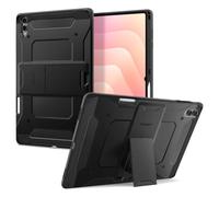 Spigen Tough Armor Pro Cover per Galaxy Tab S12 Ultra / S11 Ultra | Protezione a doppio strato in TPU e PC con supporto integrato e alloggio per S Pen per 2026/2025 - Nero