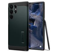 Spigen Cover Tough Armor Compatibile con Samsung Galaxy S23 Ultra - Verde Abisso