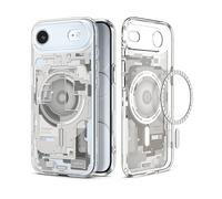 SPIGEN Ultra Hybrid Zero One ACS10319 CUSTODIA PER SMARTPHONE per Apple iPhone 17 Air, Grigio, Trasparente