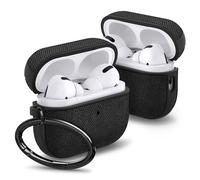 Spigen Cover Urban Fit Compatible con Airpods Pro 2 (2a Generazione 2023/2022) con Moschettone - Nero Opaco