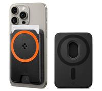 Spigen Valentinus MagFit+ Portafoglio (3 carte) MagSafe Wallet MagSafe Compatibile con iPhone 17/16/15/14/13/12 Modelle, Accessori MagSafe- Nero