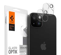 Spigen Vetro Fotocamera [2 Pezzi] per iPhone 15/15 Plus, Cristallino