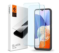 Spigen Vetro Temperato [2 Pezzi] per Samsung Galaxy A14 5G, A14 | Cristallino, Resistente ai graffi, Durezza 9H