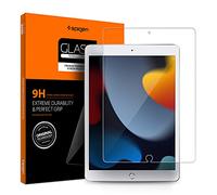 Spigen, Vetro Temperato Compatible con iPad 8 10.2" (2020), iPad 7 10.2" (2019), 9H Durezza, Anti-graffio, Anti-Impronta, Pellicola Protettiva Compatible con iPad 8/7 10.2" (2020 e 2019)