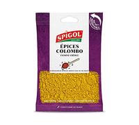 Spigol - Spezie Colombo - Miscela di spezie per profumare e colorare i tuoi piatti - Busta mista di spezie richiudibile - 100% naturale - 1 bustina da 80 g