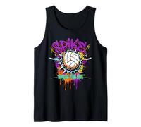 Spike Break The Net Pallavolo Giocatore Graffiti Art Canotta