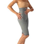 SPIKE-CELL Guaina Contenitiva Donna Vita Alta Pantaloncini Anticellulite - Leggins Anticellulite Drenanti con Pancera Contenitiva Donna Pancia Piatta, Dispositivo Medico Detraibile - Made in Italy, L
