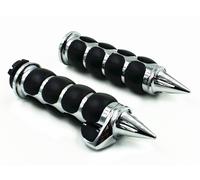 Spike Hand Grips W/Throttle Boss per Harley Motocicletta Cruiser Custom Touring