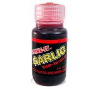 Spike-it Dip-N-Glo Garlic Lure Dye 60mL Tintura per esche in plastica morbida di