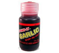 Spike-it Dip-N-Glo Garlic Lure Dye 60mL Tintura per esche in plastica morbida di