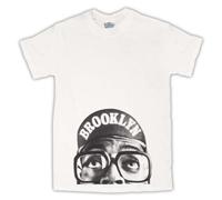 Spike Lee Brooklyn - Maglietta da uomo bianco X-Large