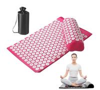 Spike Mat - Pressure Point Mat, Therapeutic Massage Cushion, Long Lasting Relaxation Kit | Meditation Accessories for Home Office Travel Back Neck Comfort Reliief Body Recovery Session