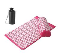 Spike Mat - Tappetino per massaggio completo del corpo, set per massaggio da meditazione con cuscino, tappetini a pressione ṕer la schiena, set di tappetini p̀er massaggi, p̃er la mediazione