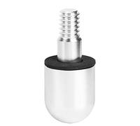 Spike per paraurti anteriore, paraurti anteriore in alluminio per paraurti rotondo Protezione per unghie anti collisione Parti di sintonia adatte per Smart(Argento)