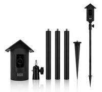 Spike Pole Mount Ground and Waterproof Silicone Skin per R ING Stick Up Cam Batteria HD Telecamera di Sicurezza 3rd Gen, Regolabile 360 ° Girevole Outdoor Stand, No Drilling per Cortile, Prato e
