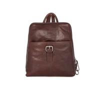 Spikes & Sparrow Zaino marrone scuro, pelle, donna, 5L