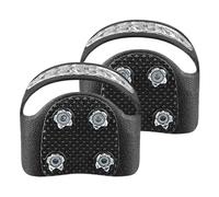 Spike Traaction Device, Ice Cleats Traction Snow Grips, Ramponi Ice Cleats for Shoes and Boots, Cleat's Tractiion Snow Grips Men Women, Snow's Grip's Reflective Climbing for Fishing and Hiking