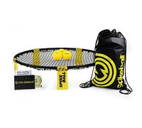 Spikeball Con La Palla Giochi da Giardino per Bambini all'Aperto - Proprio Come Si Vede nel TV Shark Tank - Prato, Spiaggia, Yard, Giardino - 3 Set di Palline, Borsone E Libro delle Regole