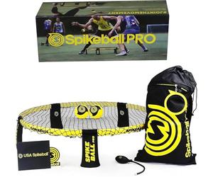 Spikeball PRO Kit (Tournament Edition) - Include aggiornato Stronger Giocare Net Palline, Nuovo Progettato per Aggiungere Spin, Portable Ball Pompa manometro, Zaino - As Seen on Shark Tank TV