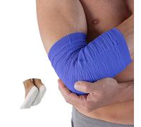 Spikenergy Gomitiera Per Epicondilite Elettro Magnetoterapia - Fascia Gomito Tennista, Per Tendinite, 2Calzini Antimicotico Piede in omaggio, Dispositivo Medico Detraibile - Made in Italy, Blu M