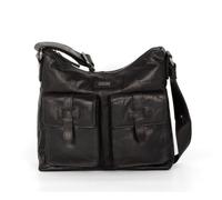 Spikes & Sparrow Bronco Borsa hobo nero, pelle, donna