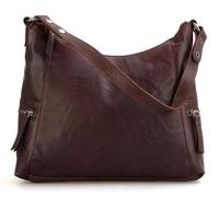 Spikes & Sparrow Bronco Borsa hobo marrone scuro, pelle, donna