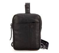 Spikes & Sparrow Borsa a tracolla Bronco in pelle 13 cm nero