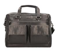 Spikes & Sparrow Cartella in pelle con scomparto per laptop da 41 cm black (SP-294S151-00)