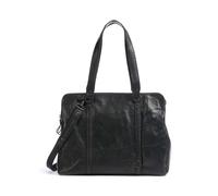 Spikes & Sparrow Bronco Borsa shopper nero, pelle, donna